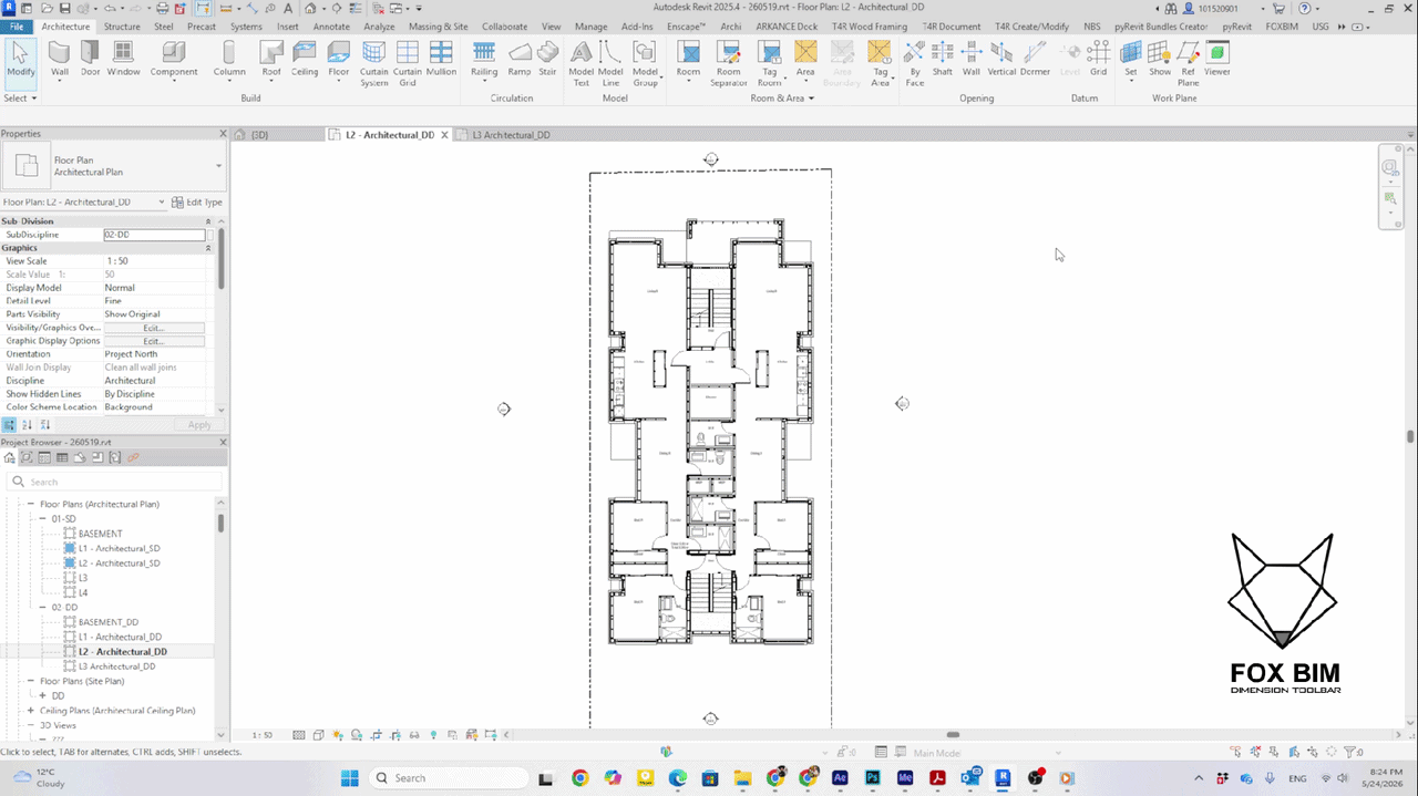 Auto Doors Dimensioning demo