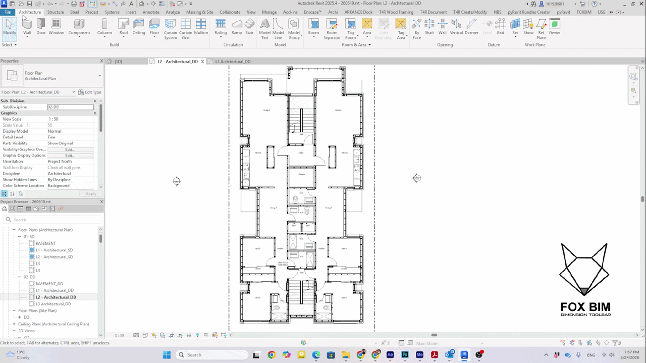Auto Walls Dimensioning demo